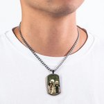 Gepersonaliseerde Roestvrij Staal Foto Ketting Dog Tag Ketting Verjaardag Jubileumcadeau voor Heren