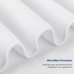 Serviette de Plage Dégradé Coloré Personnalisée avec Nom Accessoire Séchage Rapide Cadeau Vacances d’Été pour Famille Amis