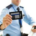 Personalised Police Officer Prayer Wallet Card with Text Sympathy Appreciation Gift for Police Family Friends