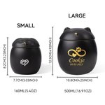 Personalized Dog Cat Paw Print Urn for Ashes with Engraved Name and Date Pet Loss Passing Away Bereavement Memorial Gift for Pet Lover