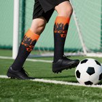 Personalized Water Dropping Soft Compression Socks with Name and Number Team Accessory Game Day Gift for Ball Sports Lover