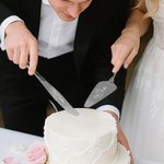 Personalized Vintage Handle Design Cake Fork Knife Server Cutting Set with Names Date and Box Wedding Engagement Anniversary Gift for Couple Newlyweds