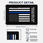 Personalised Police Officer Prayer Wallet Card with Text Sympathy Appreciation Gift for Police Family Friends