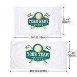 Personalized Golf Ball Clubs Golf Cart Seat Cover with Name Team Gear Birthday Gift for Golf Player Lover