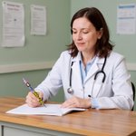 Personalized Nurse Cartoon Character Glitter Leopard Print Ball-Point Pen with Name Nurse Week Appreciation Birthday Gift for Medical Staff