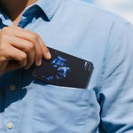 Personalized Ultrasound Photo Wallet Card with Name Pregnancy Baby Announcement Baby Shower Gift for New Dad