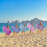 Personalized Stripes Line Quick Dry Oversized Microfiber Beach Towel with Name Summer Vacation Pool Party Accessories Gift for Women