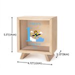 Personalizzato Carino Dinosauro Fantasia Unicorno Cartoon Animali Salvadanaio in legno con nome e anno Ritorno a scuola Regalo di compleanno per bambini