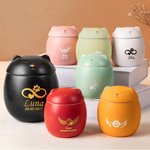 Gepersonaliseerde Asurn met Pootafdruk voor Hond en Kat met Gegraveerde Naam en Datum Herdenkingscadeau voor Huisdierliefhebber