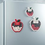 Personalised Apple Teacher Fridge Magnet Bracket with 1-25 Heart Student Names Back to School Teacher's Day Appreciation Gift for Teacher