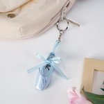 Personalized Multicolor Ballet Shoes Keychain with Name Backpack Accessories Birthday Christmas Dance Class Team Gift for Ballerina Ballet Lovers