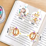 Personalizado Matemáticas Música Tema Símbolos Dibujos animados Animales Marcapáginas magnético Clip con nombre Cumpleaños Vuelta al cole Regalo para niños Estudiantes
