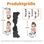 Personalisiertes Cartoon Charakter Magnetisches Lesezeichen mit Namen Lesen Schreibwaren Zubehör Geburtstag Geschenk für Damen Herren Bücherliebhaber