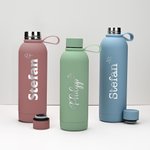 Personalisierte Ballon Sonne Kirsche Muster Edelstahl Isolierte Wasserflasche mit Namen Schulanfang Geburtstag Jahrestag Geschenk für Freunde Familie