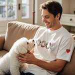 Personnalisé 1-9 Photos Collage Design Multicolore T-shirt Sweatshirt Hoodie avec Nom Anniversaire Cadeau pour Famille Pet Lovers