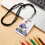 Passeport de classe en acrylique avec cordon nominatif Cadeau d'appréciation de la journée de l'enseignant pour la rentrée scolaire