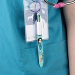 Penna personalizzata 4 in 1 con nome del medico e dell'infermiere, regalo di apprezzamento per il personale medico.