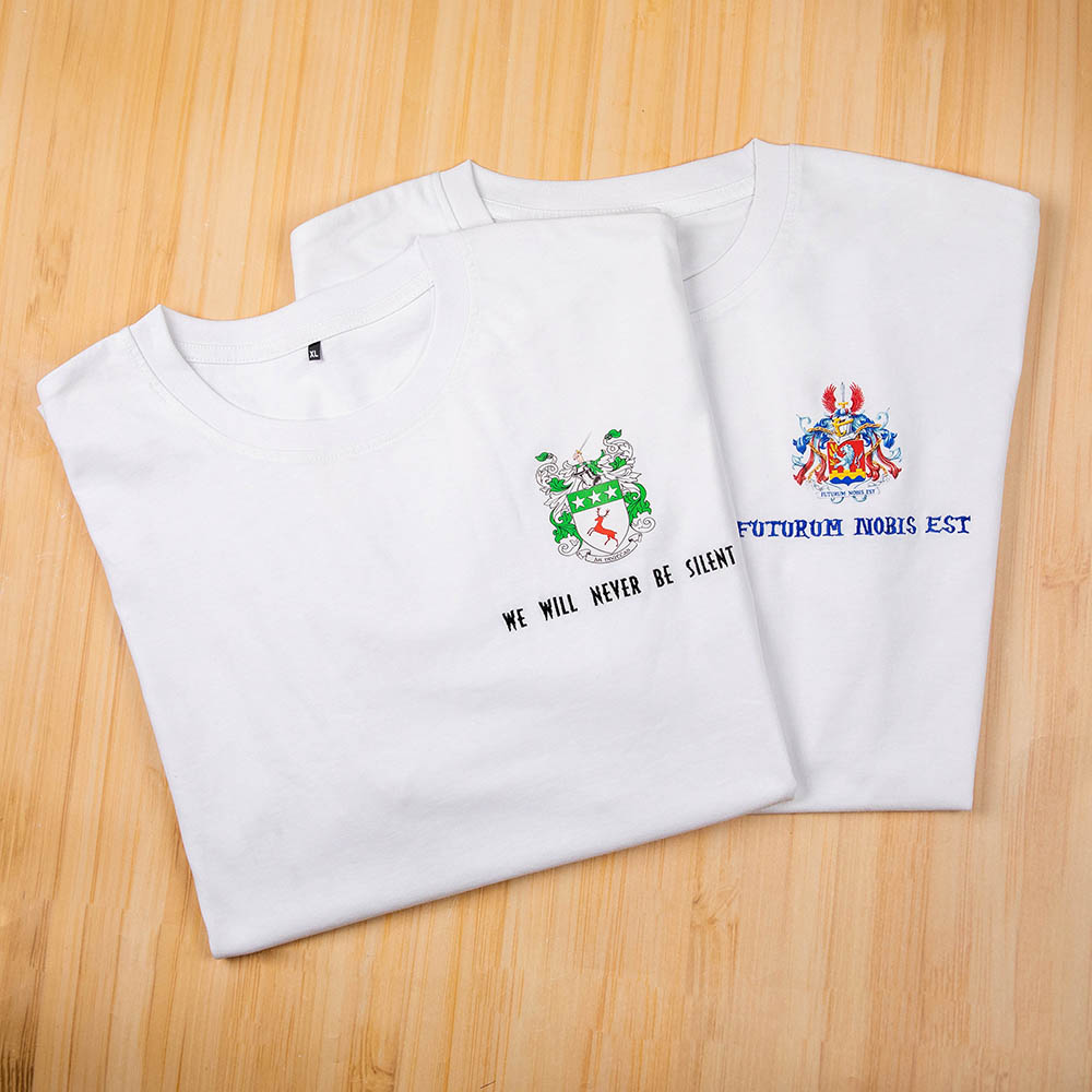 T-shirt Logo Gravé Personnalisé Unisexe 100 Coton