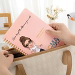 Gepersonaliseerd Cartoon Dokter Verpleegster Karakter Weekplanner Spiraal A5 Notitieboekje met Naam en Titel Verpleegkundige Week Waardering Gift voor Medisch Personeel