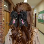 Personalised Cute Cartoon Kid Star Hair Bow with Name Cute Accessories Back to School Birthday Gift for Girls Women