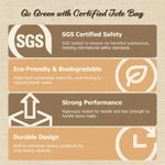 Personalised Halloween Witch Hat Initial Cartoon Character Large Jute Tote Bag with Name Travel Halloween Travel Birthday Gift for Women Kids