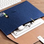 Personalized Cartoon Character Lightweight PU Leather A4 File Folder Briefcase with Name Back to School Birthday Gift for Teacher