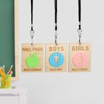 Carte de visite en bois personnalisée avec texte Fournitures pour enseignants Cadeau de rentrée pour les enseignants