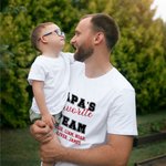 Personalized Favorite Team Multicolor 100% Cotton T-shirt with Title and Name Birthday Father's Day Gift for Dad Grandpa