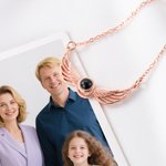 Personalized Angel Wing Photo Projection Necklace Dainty Jewelry Anniversary Birthday Mother's Day Gift for Women