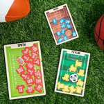 Personalized Basketball Football Soccer Sport Field Shaker Fridge Magnet with 1-15 Names and Numbers Team Club Appreciation Gift for Coach Teammate