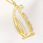 Gepersonaliseerde Pinguïn Ketting met Naam Sierlijke Sieraden Verjaardag Verjaardag Valentijnsdag Cadeau voor Vrouwen