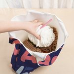 Henkilökohtainen tanskalainen kukka kannettava suuri Kangaskassi nimi vuosipäivä syntymäpäivä lahja naisille