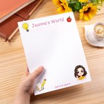 Personligt anteckningsblock med 40/80 sidor och namn Födelsedagspresent till familjemedlemmar - List It Or Lost It