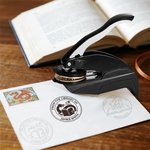 Personalized Fantasy Book Dragon Embossing Stamp Hand-held Embosser with Title and Name Birthday Book Club Gift for Bookworms