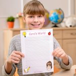 Personligt anteckningsblock med 40/80 sidor och namn Födelsedagspresent till familjemedlemmar - List It Or Lost It