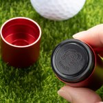 Sello personalizado para pelota de golf con foto de cara y nombre colorido regalo de cumpleaños para jugadores y aficionados al golf