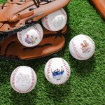 Personalized Photo Design Baseball with Text Game Day Anniversary Birthday Gift for Family Friend Baseball Lover