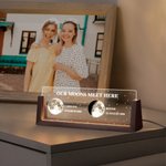 Personalized Moon Phase Wooden Base Acrylic LED Night Light with Name and Date  Desk Decor Birthday Gift for Family Friend