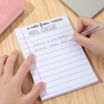 Personalized A Note From Tear-off Notepad with 40/80 Pages Office Work To Do List Back to School Appreciation Teacher's Day Gift for Teachers