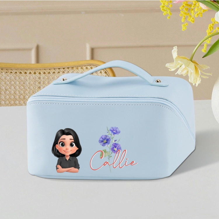 Kytpyi Pochette Maquillage, Petite Trousse De Toilette, Thème Musical Trousse Maquillage Pour Amateurs De Musique Fans, Trousse De Toilette Personnalisé Pour Festival Anniversaire Concert Cadeau