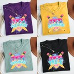 Personalized Ice Cream Dripping Pencil 100% Cotton Kid Adult T-shirt with Grade and Name Back to School Birthday Gift for Boys Girls Teacher
