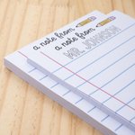 Personalized A Note From Tear-off Notepad with 40/80 Pages Office Work To Do List Back to School Appreciation Teacher's Day Gift for Teachers