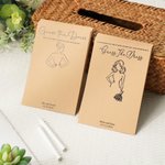Set di carte per il gioco degli invitati al matrimonio personalizzate con matita bianca Nome Data Doccia Nuziale Regalo di nozze per la sposa