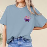 Personalised Paw Print 1-6 Family Members Silhouette T-shirt Sweatshirt Birthday Holiday Gift for Family