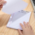 Personalized A Note From Tear-off Notepad with 40/80 Pages Office Work To Do List Back to School Appreciation Teacher's Day Gift for Teachers