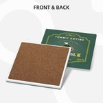 Personalized 19th Hole Golf Cheers Non-Slip Ceramic Coasters with Name Set of 4 Club Party Gift for Golf Player