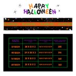 Personalized Ghost Pumpkin Multicolor Table Runner with Text Home Decor Halloween Party Gift for Family Friend