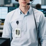 Porte-badge en cuir PU avec texte et porte-clés extensible Cadeau d'anniversaire pour les répartiteurs