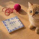 Personalized Toile De Jouy 1-7 Line Art Cats Design 11 oz 15 oz Ceramic Mug with Name and Coaster Memorial Birthday Gift for Cat Lover