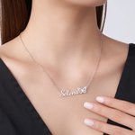 Personalised Name Necklace with Birth Butterfly Dainty Jewellery Birthday Anniversary Gift for Women